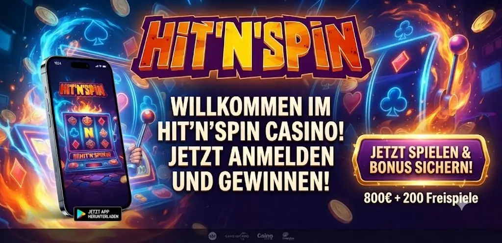 HitnSpin mobile App auf iPhone und Android