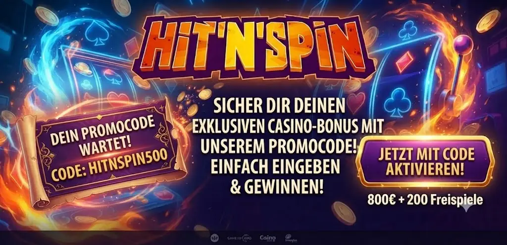 HitnSpin Casino Bonuscode einlösen